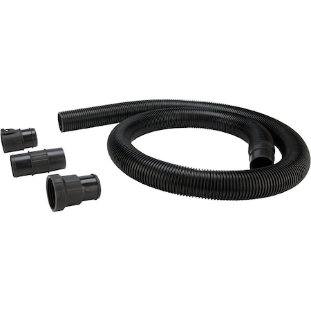Channellock 2-1/2'' Dia. x 7 Ft. L Black Plastic Wet/Dry Vacuum Hose with Adapters V2H7.CL