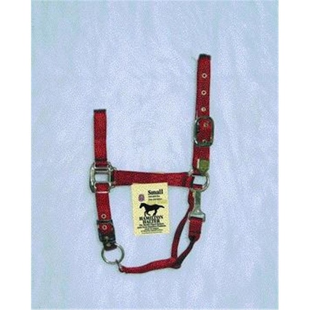 Hamilton Halter Co - Adjustable Chin Halter With Snap- Red Small - 1DAS SMRD 347329