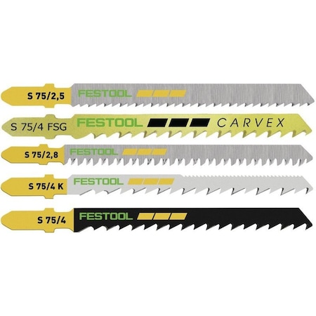 Festool Jigsaw blade set STS-Sort/25 W, 25PK 204275