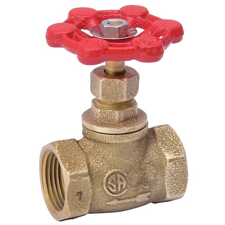 Southland Stop Valve, 34 in Connection, FPT x FPT, 125 psi Pressure, Brass Body 105-004NL