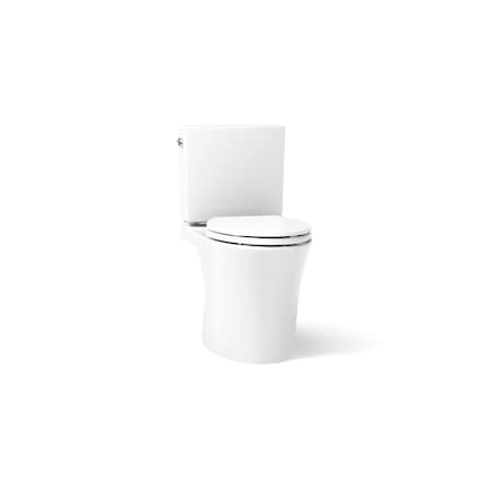 Kohler Veil Two-piece elongated toilet with skirted trapway, 1.28 gpf 28161-0