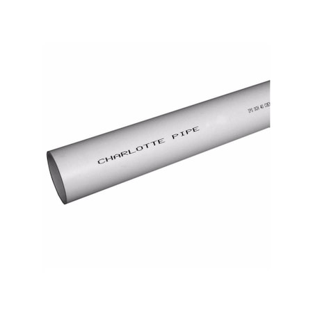 Charlotte Pipe And Foundry Foam Core Pipe Schedule 40 PVC 1 1/2 in D X 20 ft. L Plain End 0 psi White PVC 04112 0800