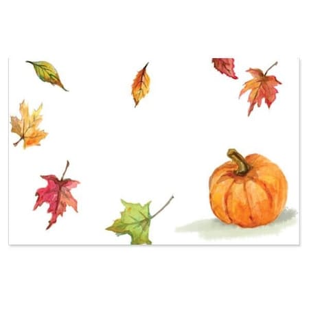Nashville Wraps Fall Pumpkin Enclosure Gift Card, 3.5x2.25, 50PK AC7141