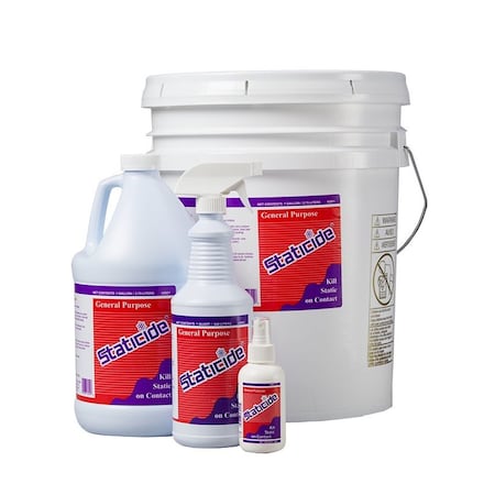 Acl Staticide AntiStatic Liquid, Yellow, Bottle, 4 oz 530