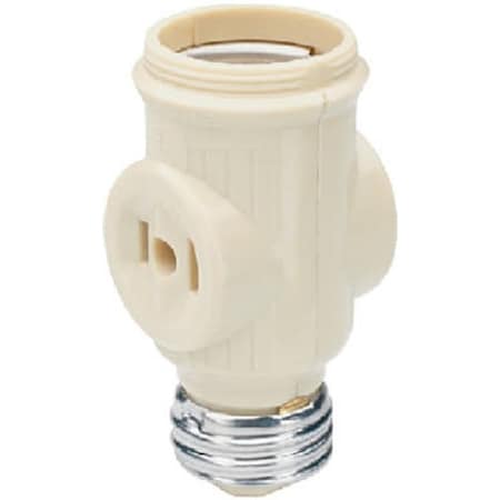 Legrand Keyless Lamp Holder, 660 W, Ivory 1403ICC10