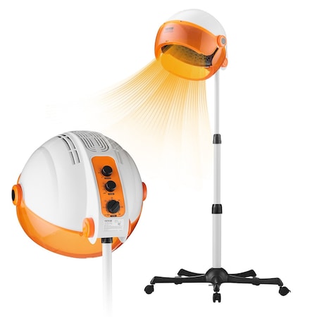 Vevor Professional Hooded Dryer 1875W Bonnet Hair Dryer with 3 Temp & Wind Speed JY-173A