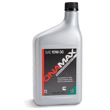 Cummins Use With RV Gasoline/ LP Generator Engines, SAE 10W-30, 1 Quart Bottle A063E183