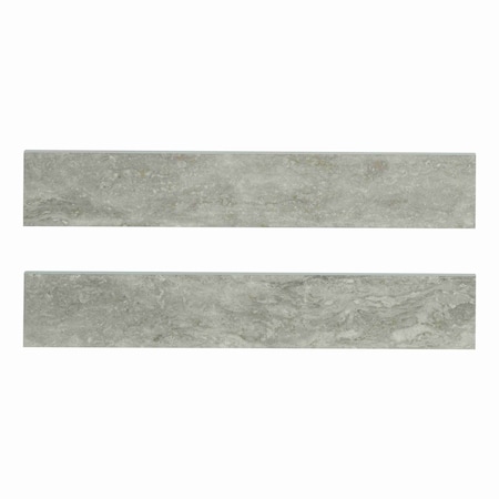 Msi Veneto Gray 3in X 18in Polished Porcelain Bullnose Wall Tile, PK25 ZOR-PT-TR-0228