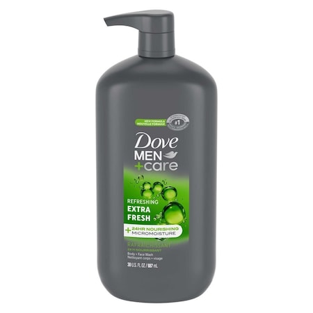 Dove Men+Care Refreshing Extra Fresh Body and Face Wash, 30 Ounce, 4PK 64766756