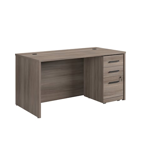 Officeworks By Sauder Affirm 60x30 in. D & 3 Drwr Ped He Ste A2 431818