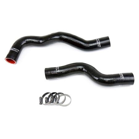 Hps Performance High Temp Reinforced Silicone Radiator Coolant Hose Kit, Black, 57-1055-BLK