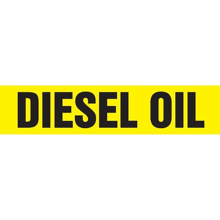 Accuform ASME ANSI PIPE MARKER DIESEL OIL RPK259SSH