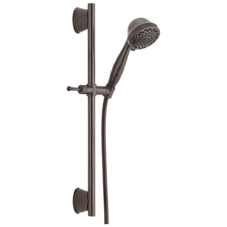 Delta Universal Showering Components 7-Setting Slide Bar Hand Shower In Venetian Bronze 51589-RB