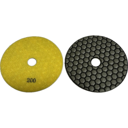 Vantage Product Honey Comb Dry Polishing Pad, Concrete Finishing, 5'' R-FB5HC0200