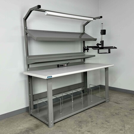 Stackbin Packing Work Bench, 72" W, 1000 lb. 4-6XPACK-9C-BL