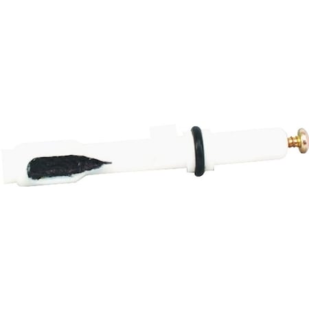 Us Hardware Diverter Stem, Plastic, 3-7/16 in L, For: Phoenix, Streamway and 3-3/8 in Inlet Centers P-676C