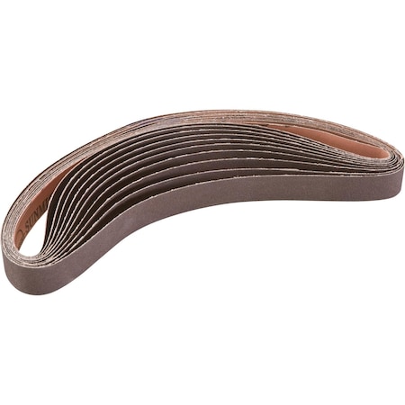 Grizzly 1" x 30" A/O Sanding Belt 100 Grit, 10PK H4859