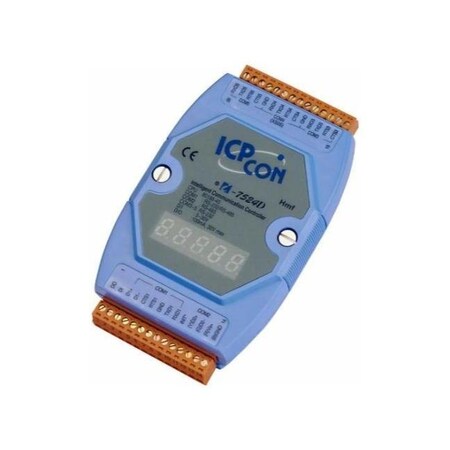 Icp Das Embedded Communication  Controller with 4 Ports and Display. Supports operating te I-7524D
