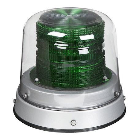 Grote Flashing Beacon, Green, 12 to 24V DC 79074