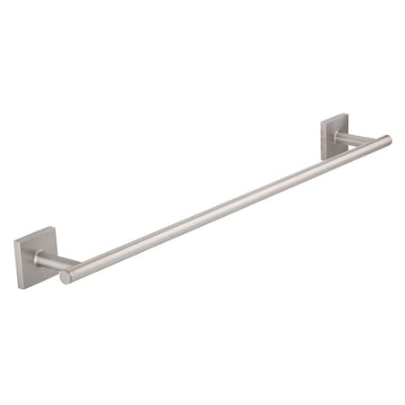 Oakbrook Collection Brushed Nickel Towel Bar 24 in. L Die Cast Zinc BH-OB5024BN