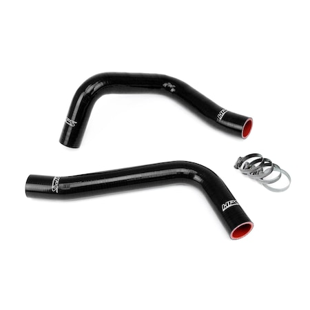 Hps Performance High Temp Reinforced Silicone Radiator Coolant Hose Kit, Black,  57-2056-BLK