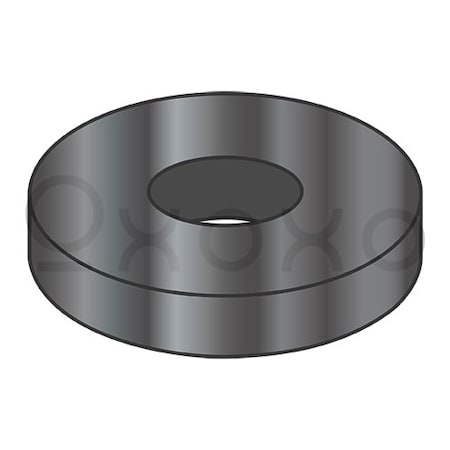 Oxoxo 1/4X1 1/4X.05 Fender Washer 18 8 Stainless Steel Black Oxide, 3000PK 566588