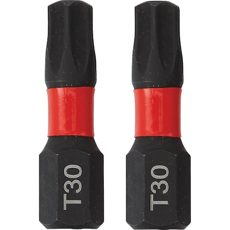 Do It Best 1'' T30 Torx Impact Ready Screwdriver Bit, 2PK QJDIB-SC-034