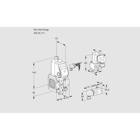 Honeywell Kromschroder VAS1-/25R/NW KS88000810