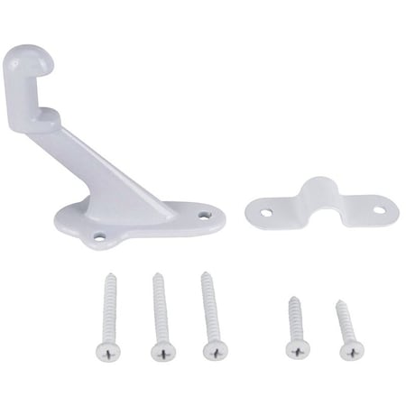 Prosource Heavy-Duty Handrail Bracket CL-623C-WH-PS