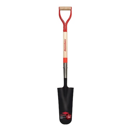 Razor-Back 43.25 in. Steel Drain Spade Wood Handle 47202