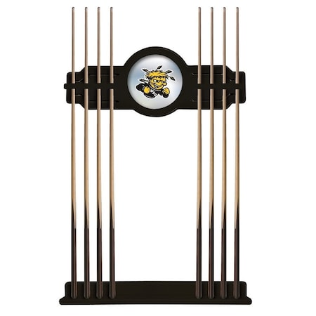 Holland Bar Stool Co Wichita State Cue Rack in Black Finish CueBKWichSt