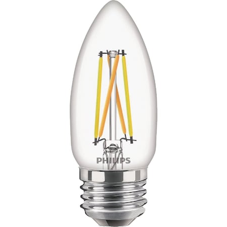Signify Ultra Definition 40W Equivalent Soft White B11 Medium LED Decorative Light Bulb, 3PK 574392