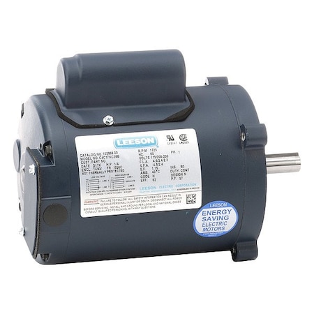 Leeson Capacitor-Start General Purpose Motor, 1/4 hp HP, 56C Frame, 115/230V AC Voltage 102868.00