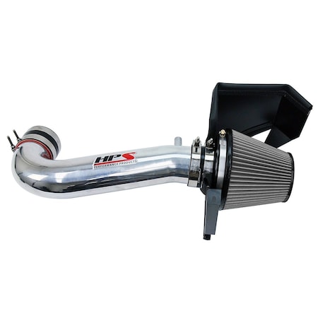 Hps Performance Air Intake Kit with Heat Shield, Polished,  827-600P