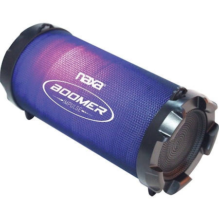 Naxa BOOMER IMPULSE FLASH NAS-3087 Portable Bluetooth Speaker System - Black NAS-3087
