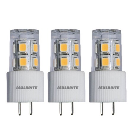 Bulbrite 15-Watt Equivalent JC Non-Dimmable Bi-Pin (G4) LED Light Bulb Warm White Light, 2PK 861521