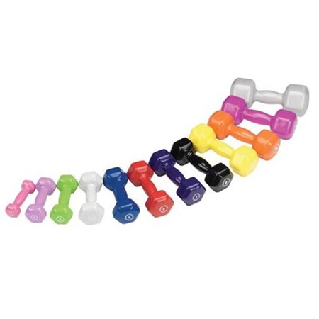 Body-Solid 1-15 lbs Vinyl Dumbell Set BSTVDS164