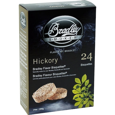 Bradley Smoker All Natural Hickory Wood Bisquettes 24 pk BTHC24