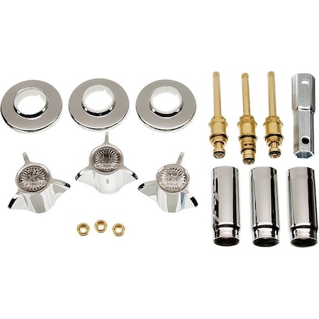 Danco Remodeling Trim Kit, Brass, Classic Chrome, For Sayco Shower Valves 39620