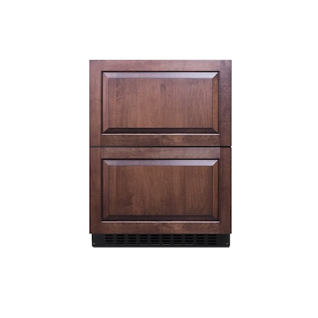 Summit 24in Wide 2-Drawer All-Refrigerator, ADA Compliant Panels Not Included ASDR2414PNR