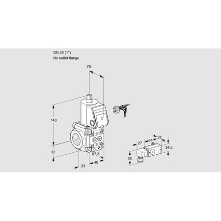 Honeywell Kromschroder VAS125/-R/NW KS88032148