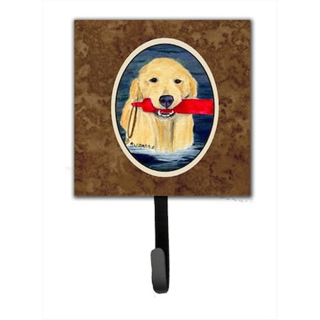 Carolines Treasures 4.25 x 6 in. Golden Retriever Leash Or Key Hook SS8868SH4