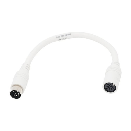 Crest Healthcare Station Saver, 8-pin DIN Plug, White 107397