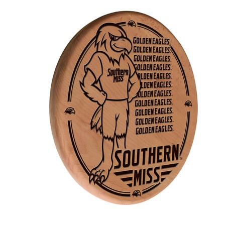 Holland Bar Stool Co University of Southern Mississippi 13" Laser Engraved Solid Wood Sign WSgnLNatSouMis