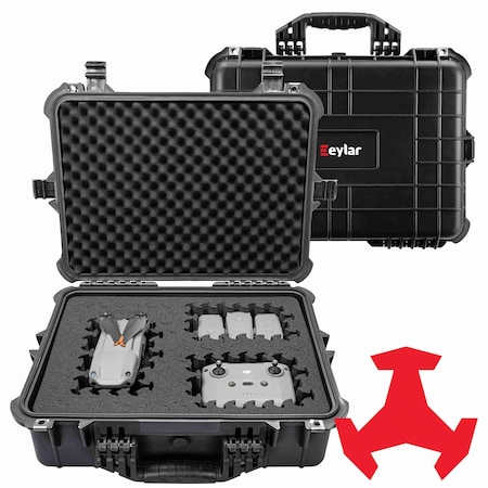 Eylar 20in Large Hard Case Equipped With Ragar Reconfigurable & Reusable XP Crosslinked Foam Insert SA00002-BLK-RG-XP