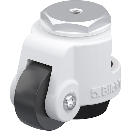 Zoro Select Leveling Bolt Hole Caster, 1-3/4" Wheel dia. HRIG-POA 45G