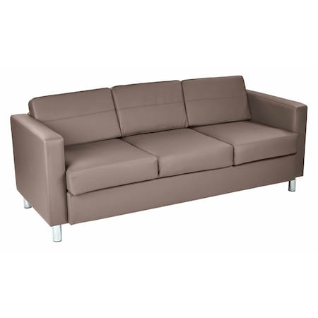 Office Star Products Pacific Sofa Couch, Stratus PAC53-R103