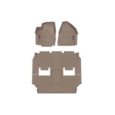 Weathertech Tan, Front and Rear Floorliners 4516621-459452