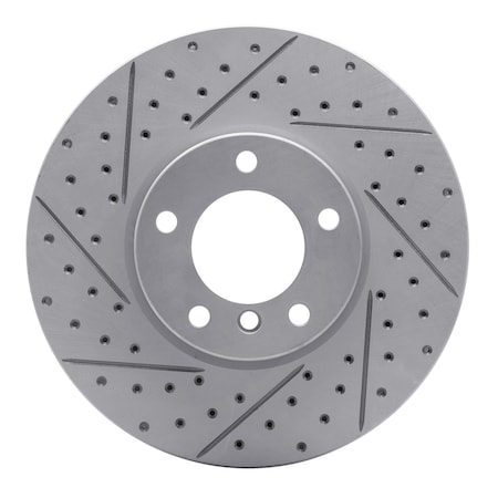Dynamic Friction Co DFC Geoperformance Rotor - Drilled and Slotted 830-31051L