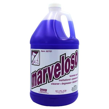 Hospeco Marveloso Cleaner & Degreaser, 1 Gallon - Case of 4 82701